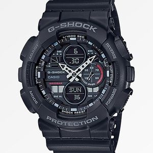G-Shock GA140-1A1 Black-Gray Analog Digital Watch
